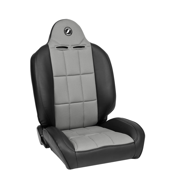 Baja RS Black Vinyl/Grey Cloth Pair/Lumbar