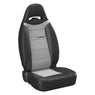 Moab Black Vinyl/Grey Perforated Vinyl (pair) w/ Lumbar Support & Seat Heater Blemished