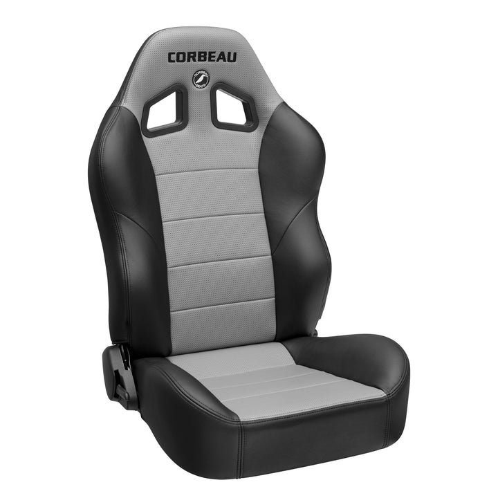 Baja XRS Black Vinyl/ Grey HD Vinyl Pair/Lumbar/Heater