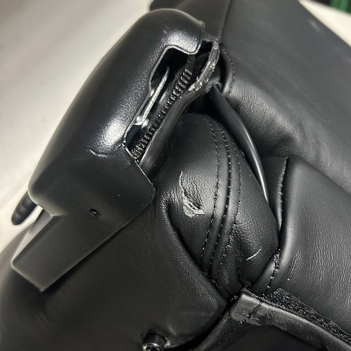A4 Black Leather (passenger) w/Shaved Base & Lumbar Blemished
