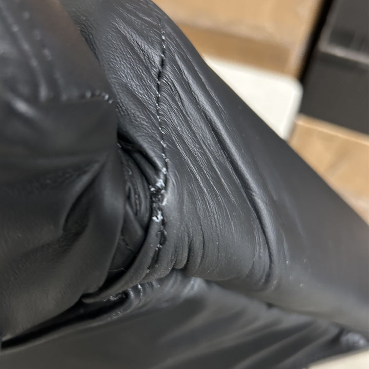 A4 Black Leather (passenger) w/Shaved Base Blemished
