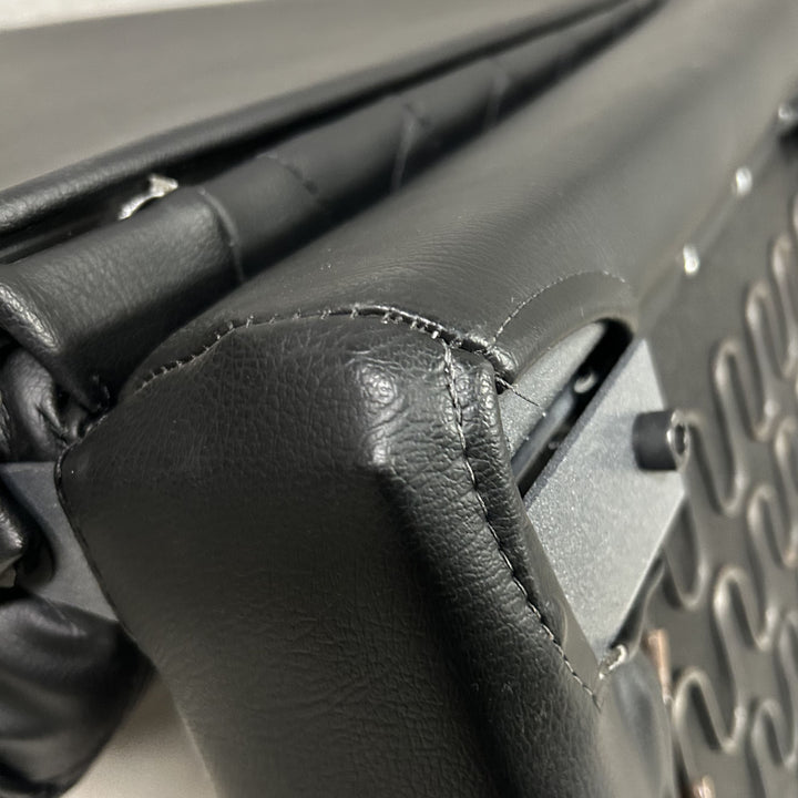 Trailcat Black Vinyl/Black Diamond Stitch (passenger) Blemished