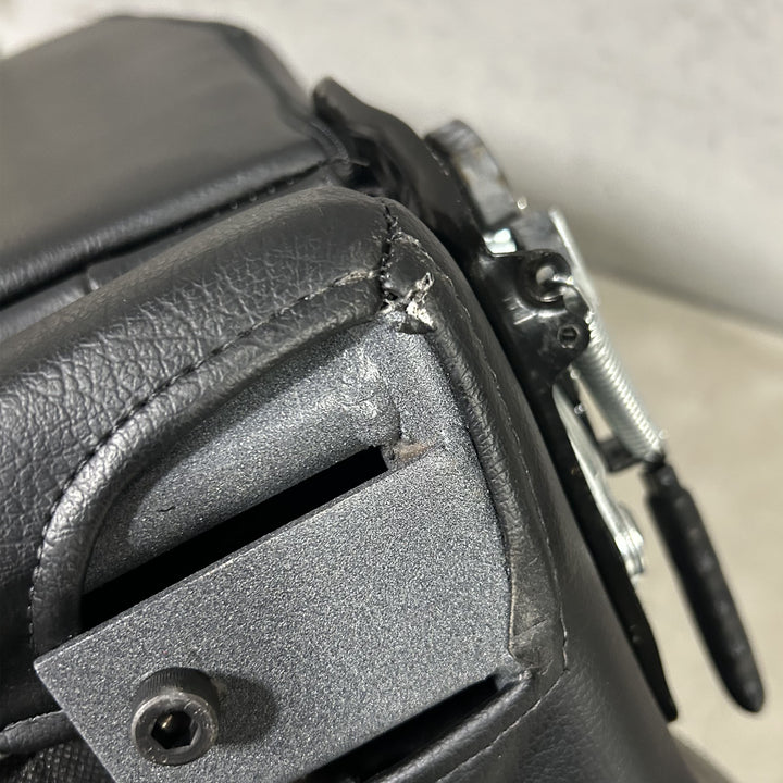 Trailcat Black Vinyl/Black Diamond Stitch (passenger) Blemished