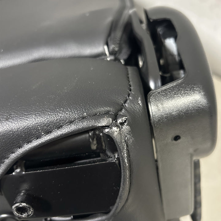 Trailcat Black Vinyl/White Diamond Stitch (passenger) Blemished